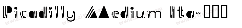 Picadilly Medium Ita字体转换